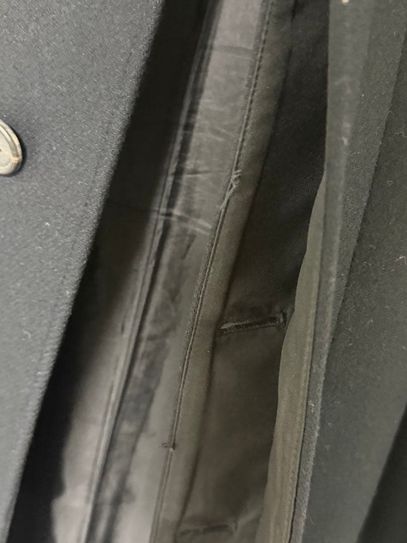 ウールプライムオーバーステンカラーコート【MAISON SPECIAL】ブラック