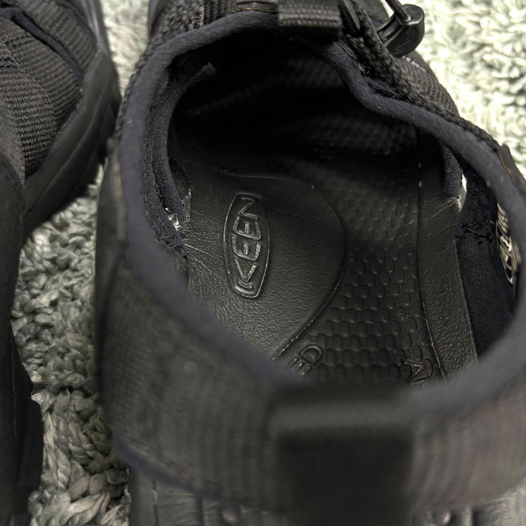 美品 キーン ニューポート ブラック 27.5cm 黒 keen