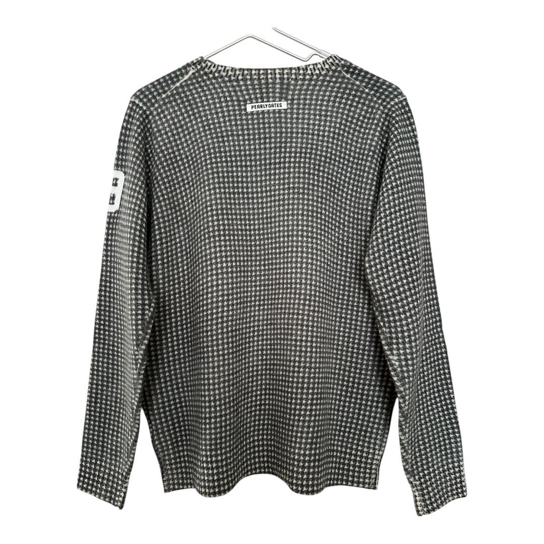 美品 パーリーゲイツ スヌーピー ニット サイズ2 千鳥柄 ウール100%