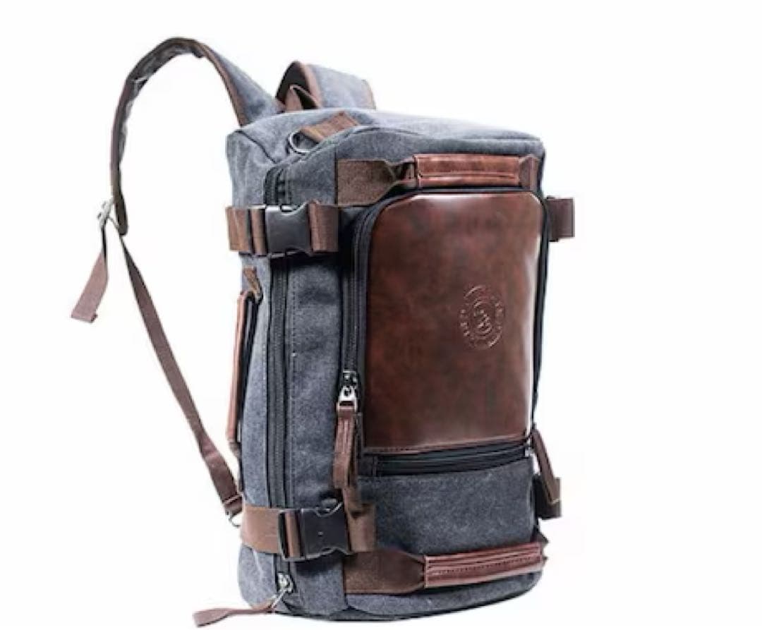 s_12498様 8個 多機能キャンバスレザーリュック