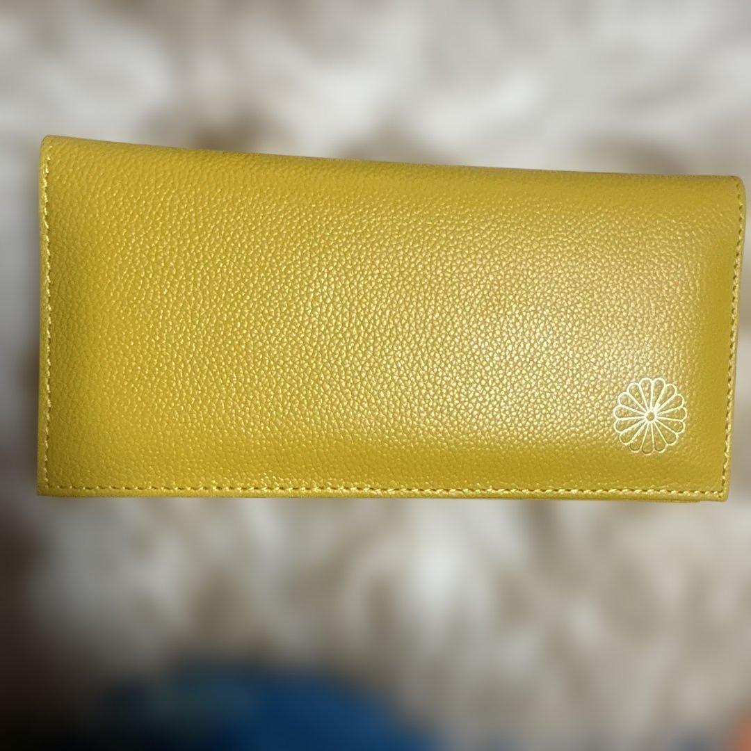 皇居　長財布　黄色　新品未使用