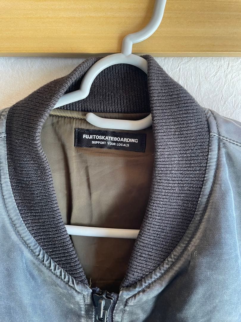 FUJITOSKATEBOARDING MA-1ジャケット archive