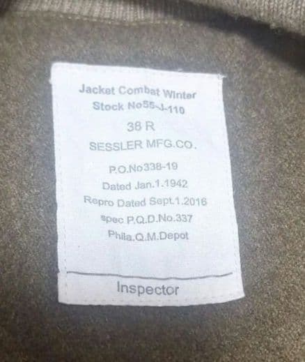 SESSLER 初期型 ワッペン付き タンカースジャケット 38R 中田商店