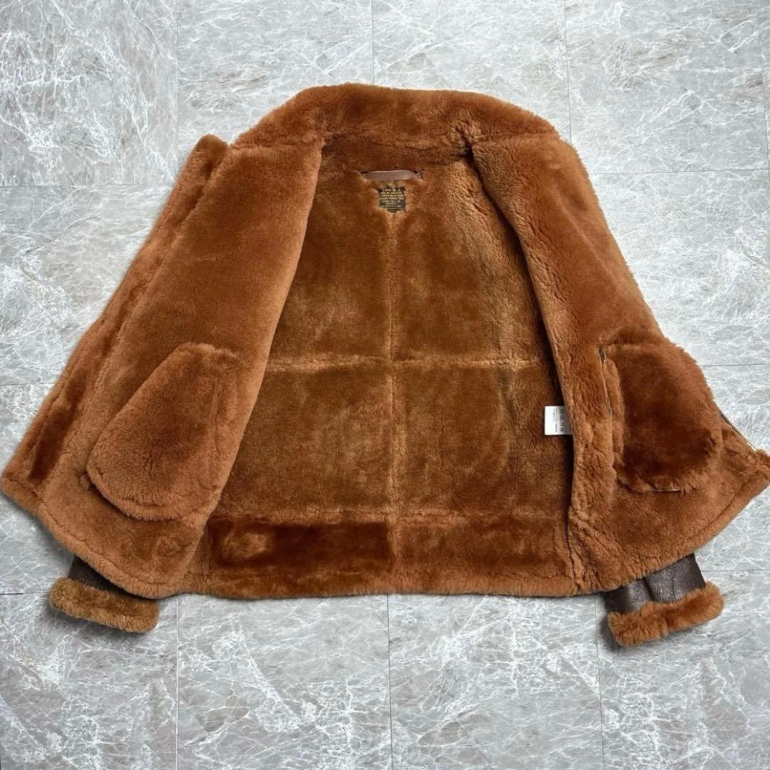 美品 MORGAN B3 SealBrown Flight Jacket 44