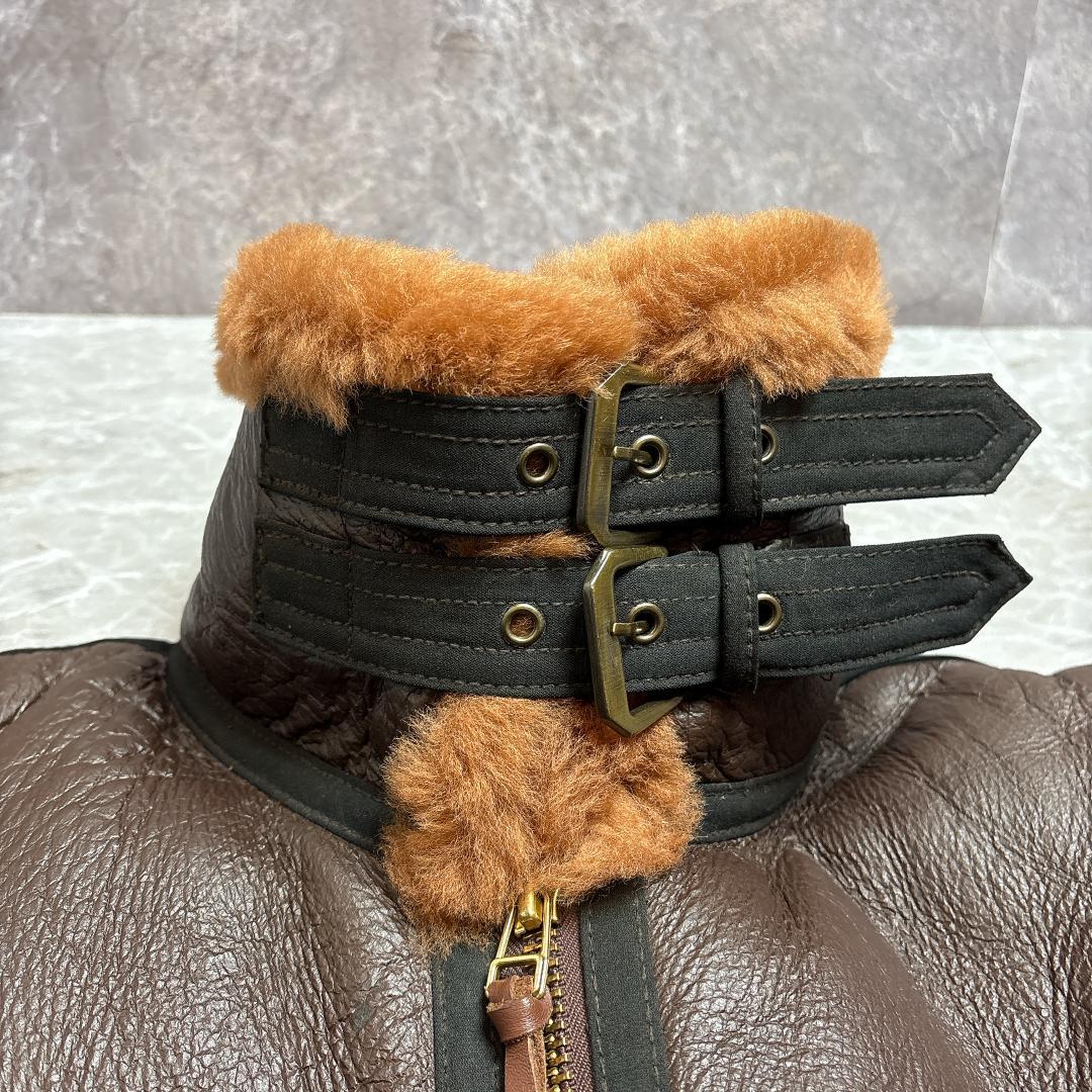 美品 MORGAN B3 SealBrown Flight Jacket 44