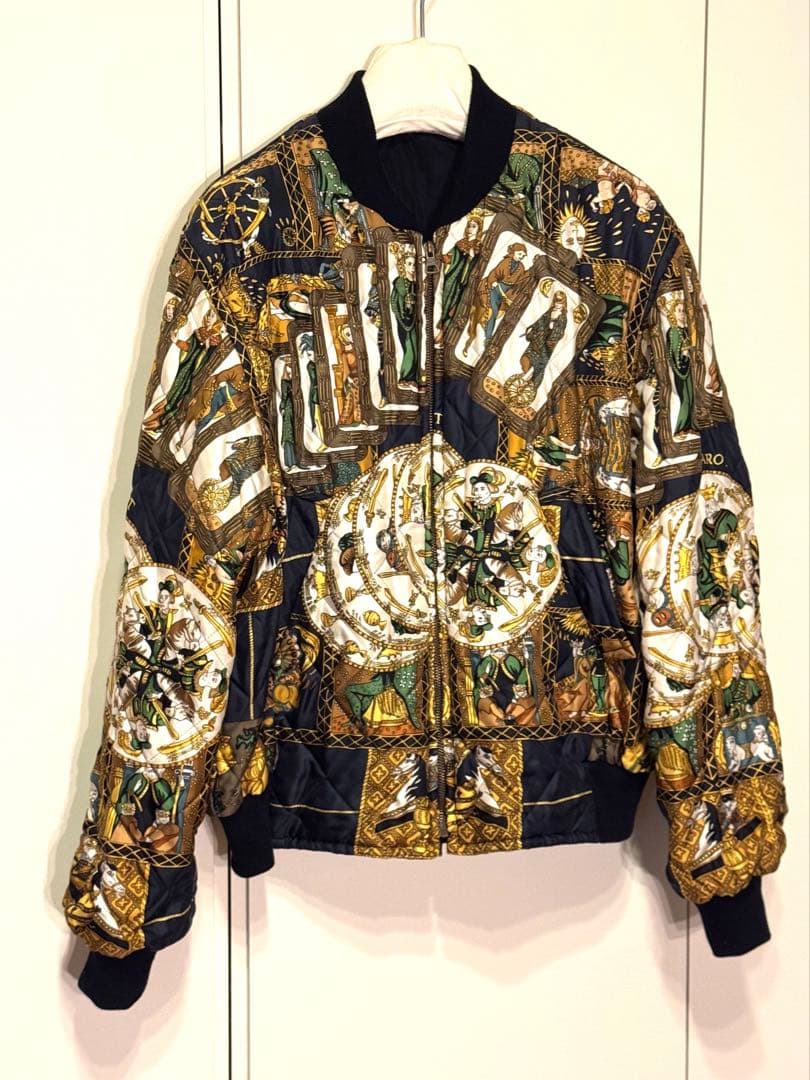 HERMES リバーシブルボンバー MA-1 ヴィンテージ