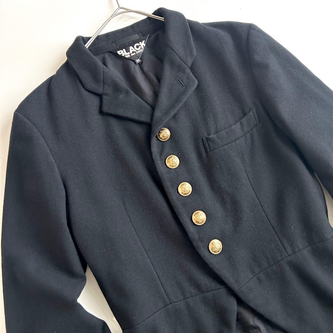 AD2010✨コムデギャルソン 縮絨ウール 燕尾 テーラードジャケット 川久保玲