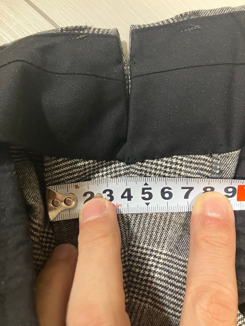 Sakado Express グレンプレイドダブルスーツ　ウールカシミヤ