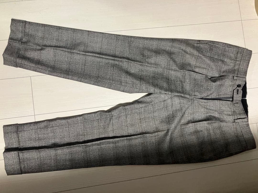 Sakado Express グレンプレイドダブルスーツ　ウールカシミヤ