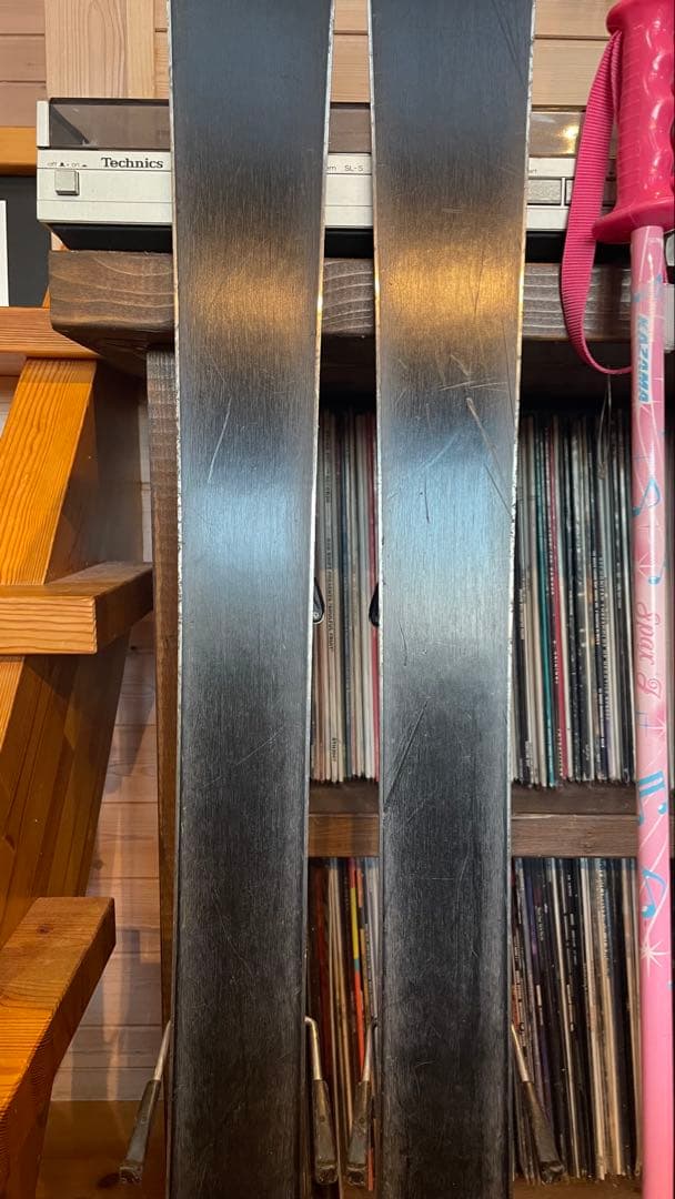 カービングスキー板96cmセットストックBXB子供ジュニアキッズ女の子ピンク