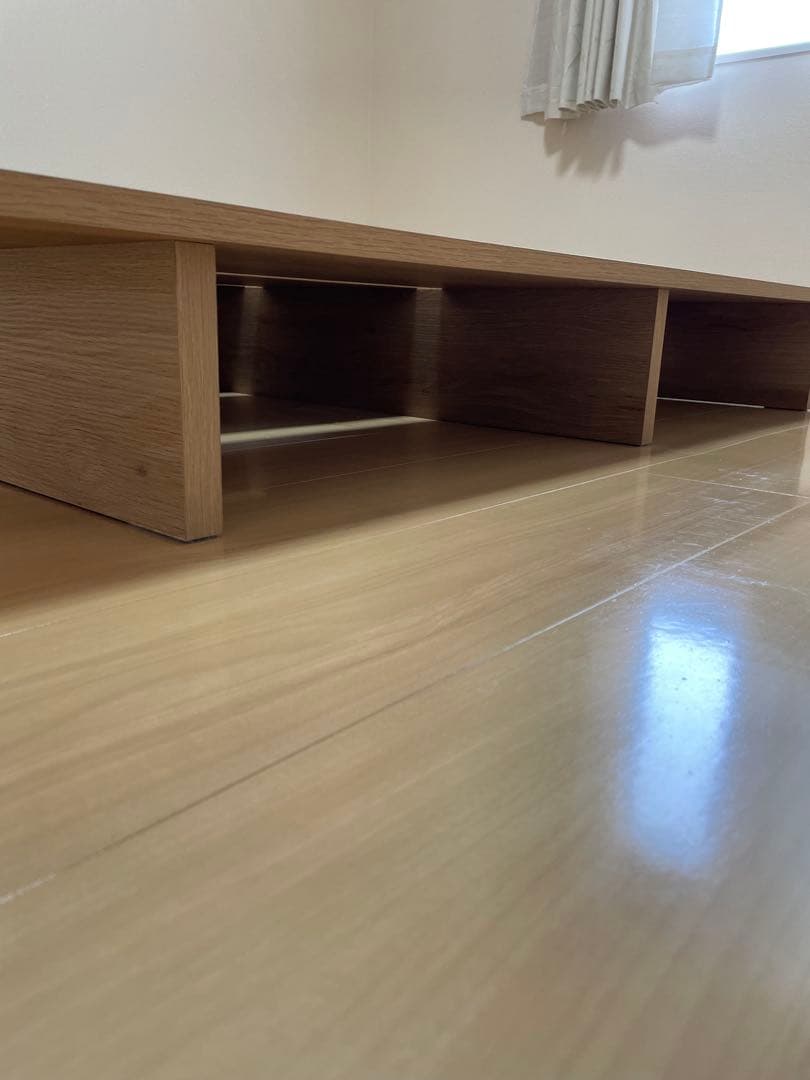 __hartt__ 　LOWYA 木目調ローベッド フレーム