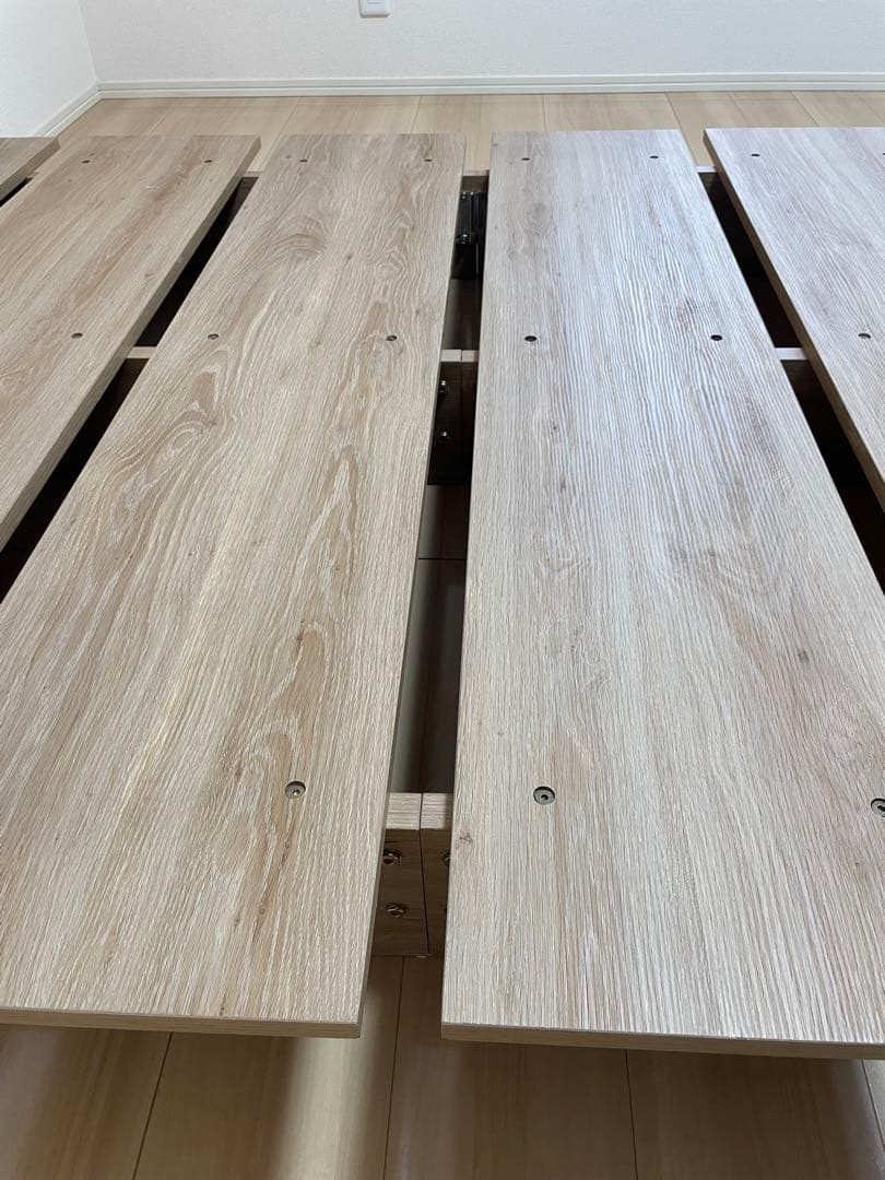 __hartt__ 　LOWYA 木目調ローベッド フレーム