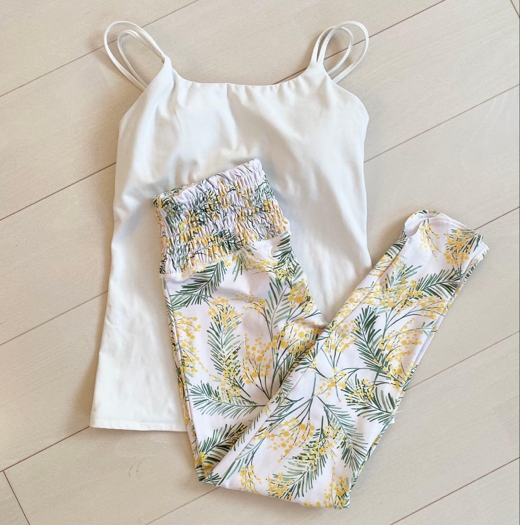 スカーラ♡新作♡レギンス♡ミモザ