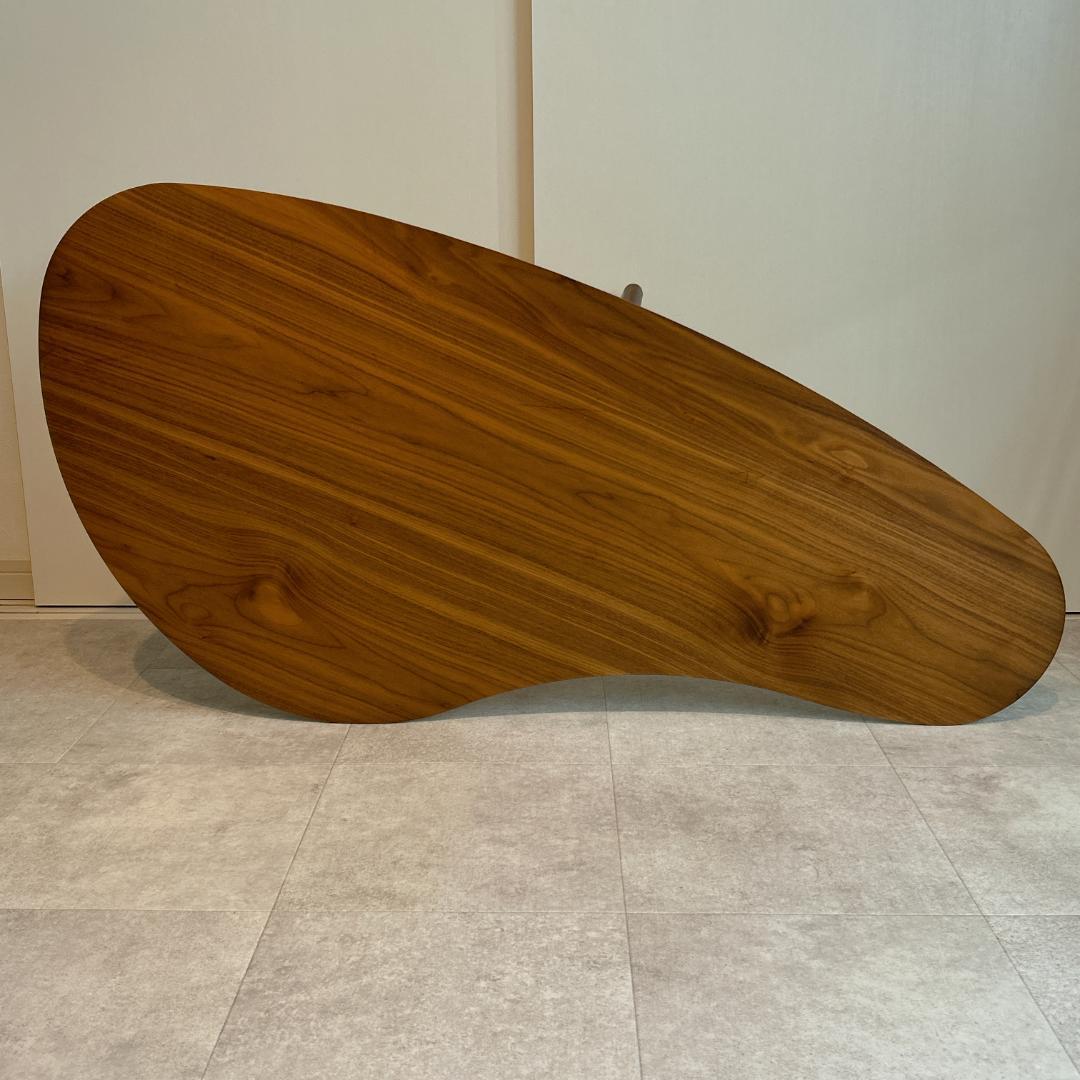 LOWYA センターテーブル 幅120cm ローデスク 天然木 変形デザイン