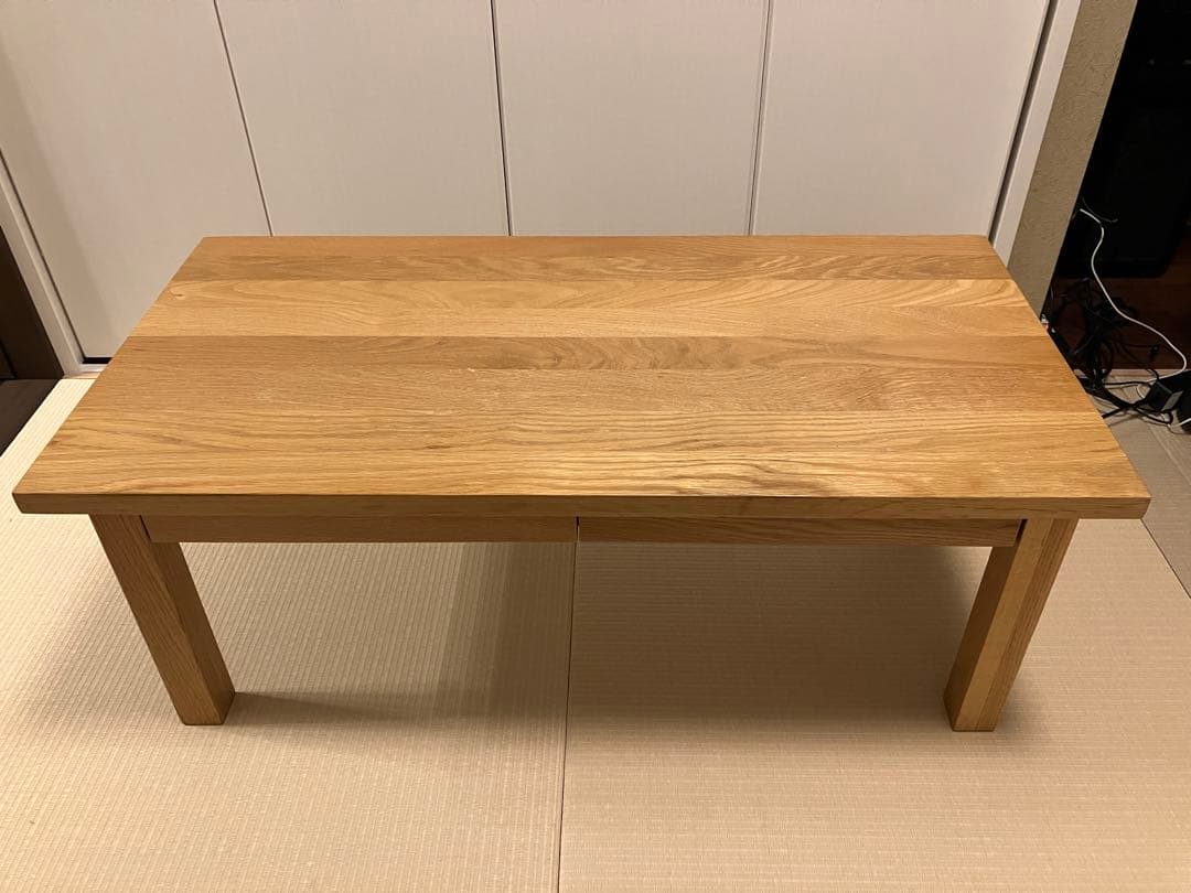 無印良品　ローテーブル（タモ材）　廃盤