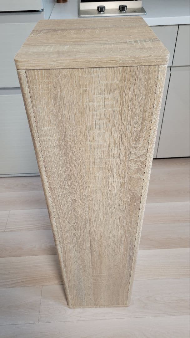 ナチュラル 木目調 スリム ごみ箱 分別 20L Empro