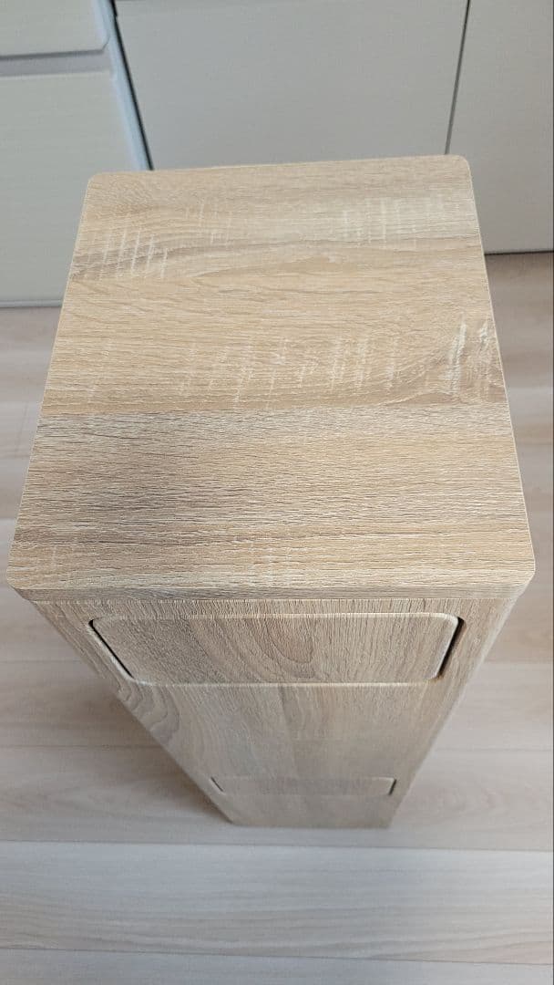 ナチュラル 木目調 スリム ごみ箱 分別 20L Empro