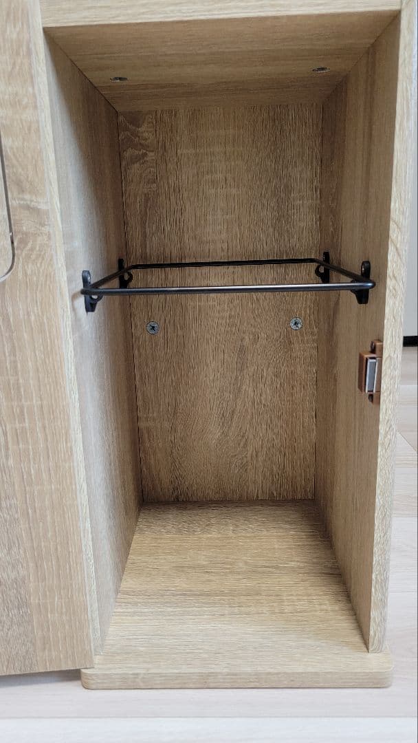 ナチュラル 木目調 スリム ごみ箱 分別 20L Empro