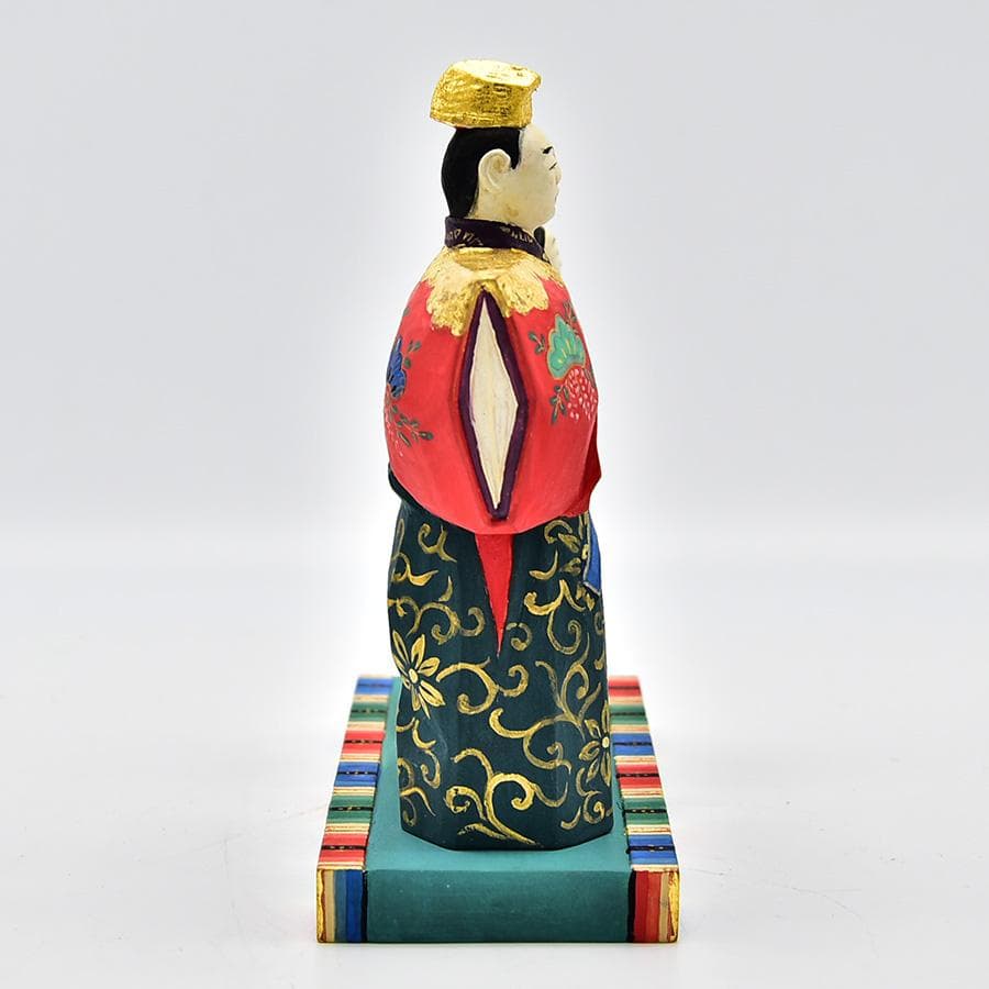 ★ 椿餅★加賀國 正運作 木彫 彩色 立雛 雛人形 ひな人形