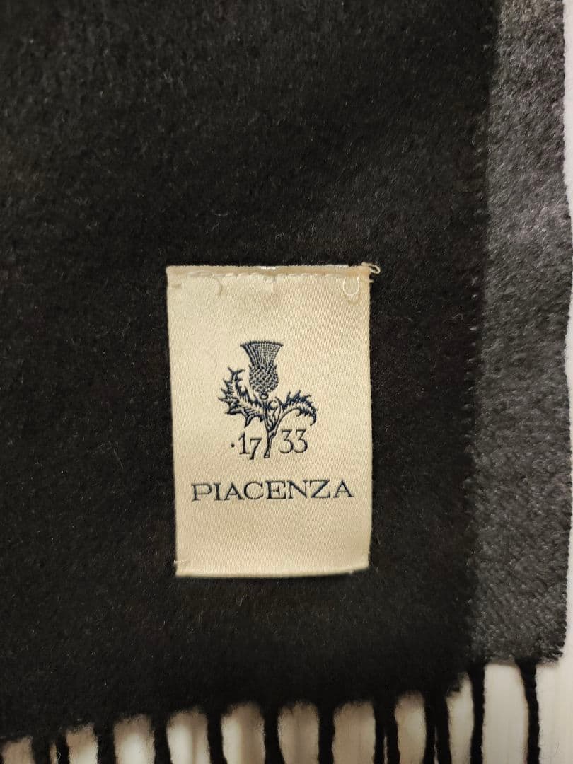 PIACENZA ダブルフェイス シルクカシミヤマフラー バーニーズニューヨーク