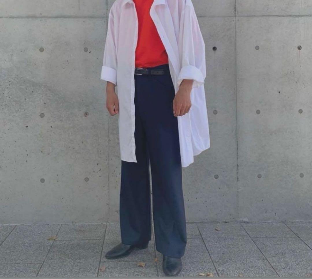 パンツ SUNSEA N.M Thickened Wide Pants/NAVY