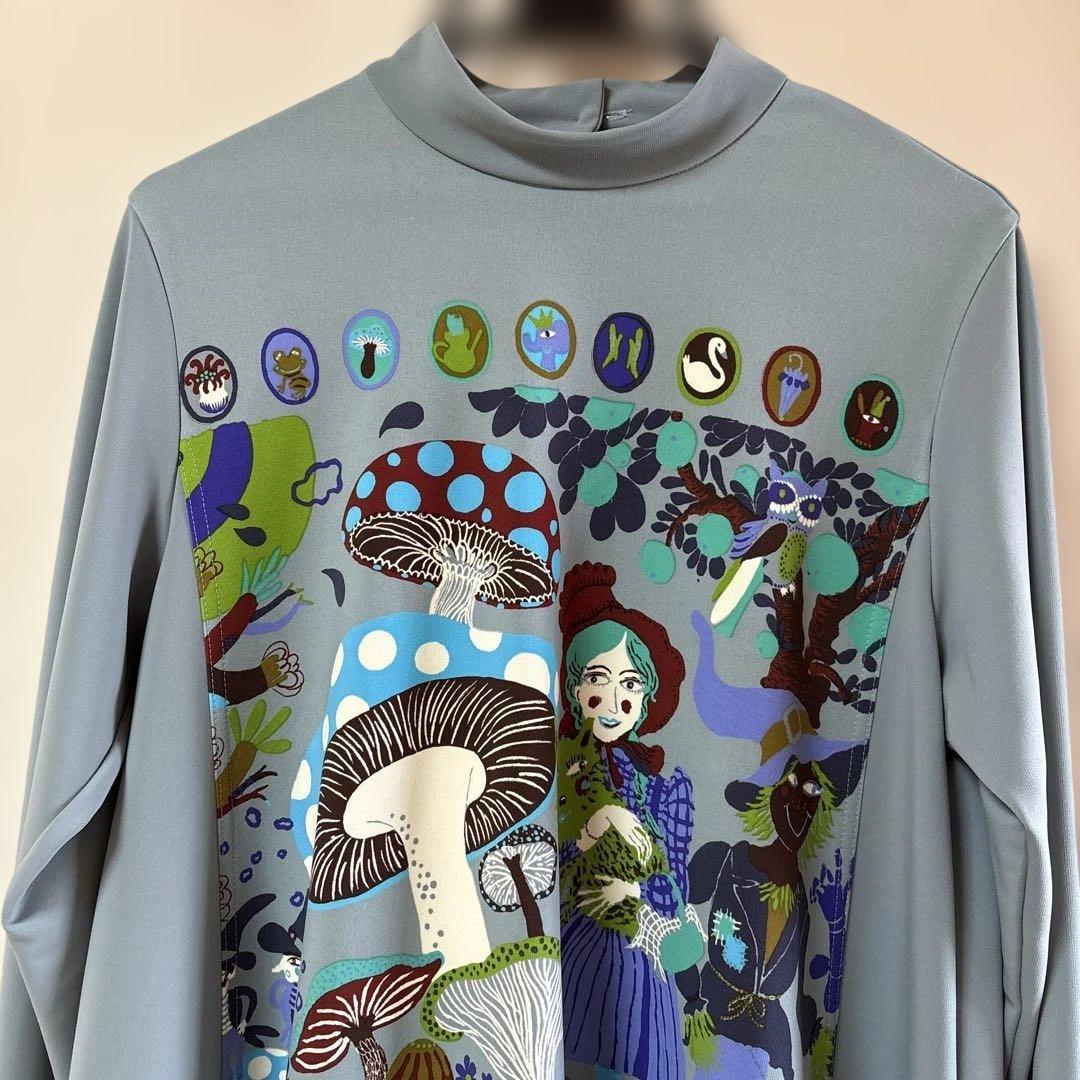 【未使用に近い】✨トクコプルミエヴォル✨ライトブルー地オズの魔法使いチュニック❣️