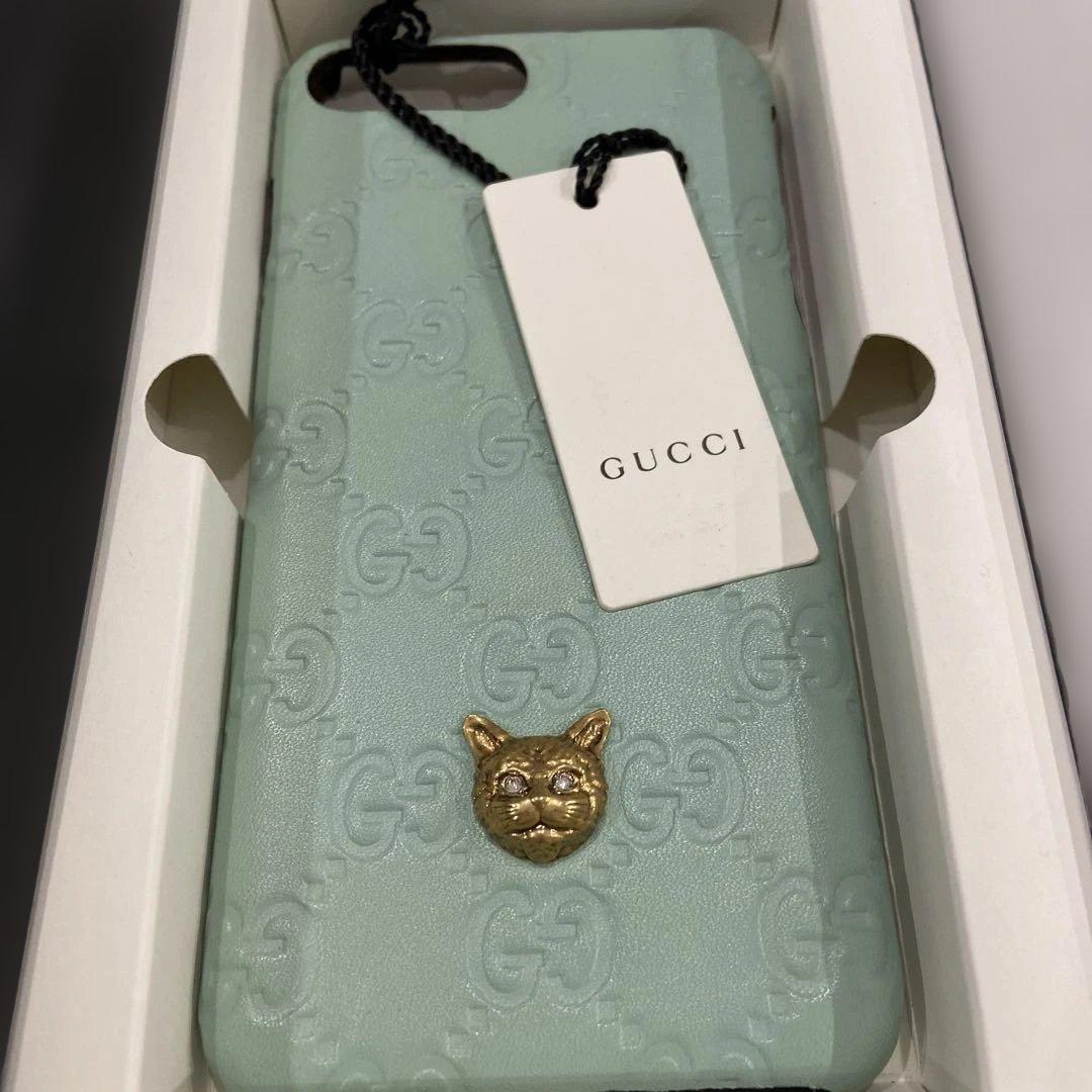 GUCCI グッチ 572353 GG柄 レザー iPhone 7/8/SE