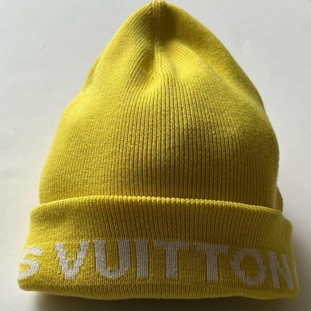 【美品】LOUIS VUITTON ニット帽　LVカップ