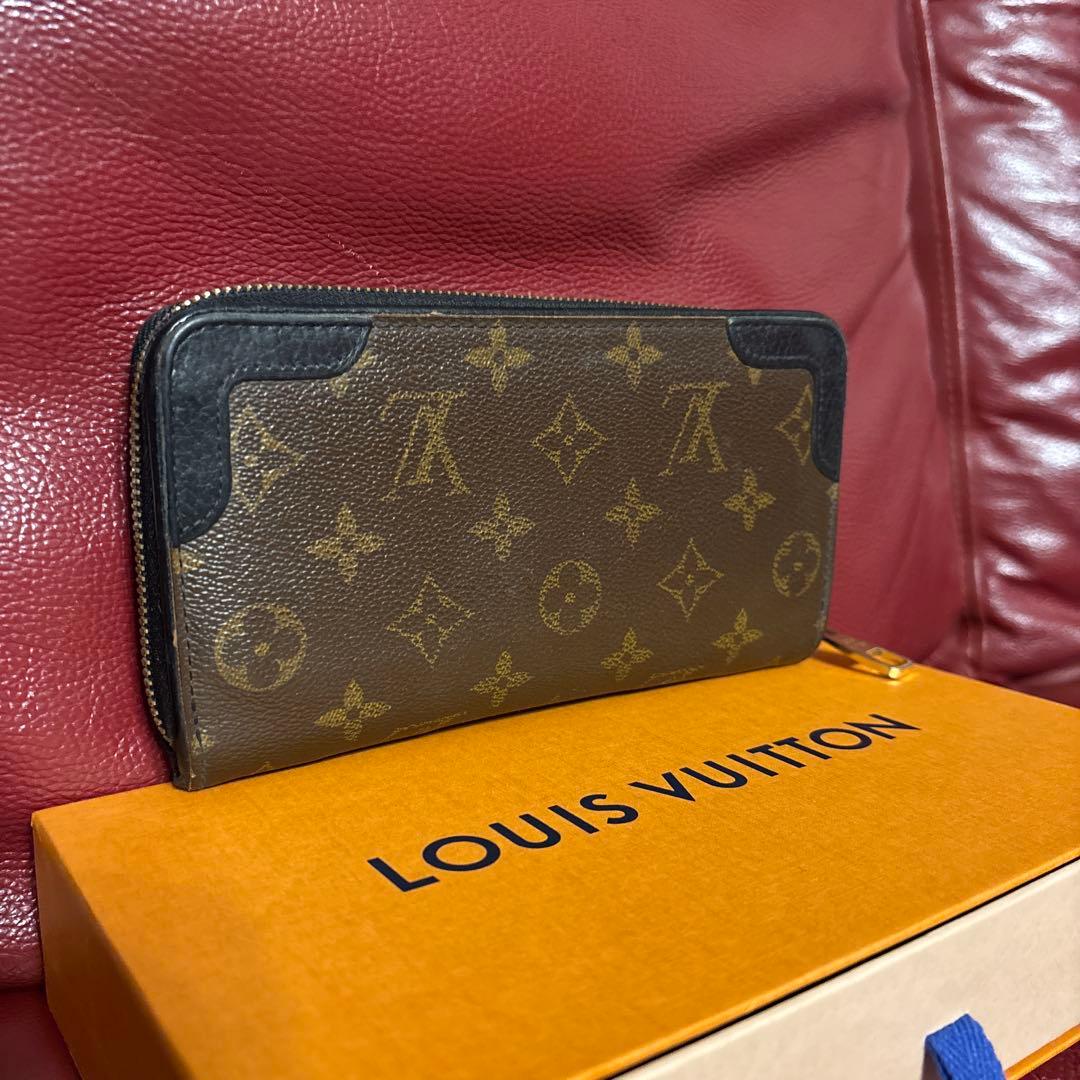 【美品】ルイヴィトン モノグラム レティーロ ジッピーウォレット 長財布