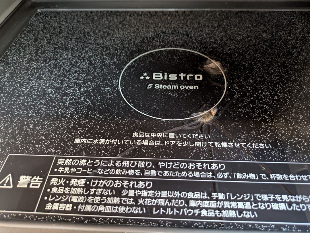 【ジャンク品】パナソニック オーブンレンジ ビストロ NE-BS808