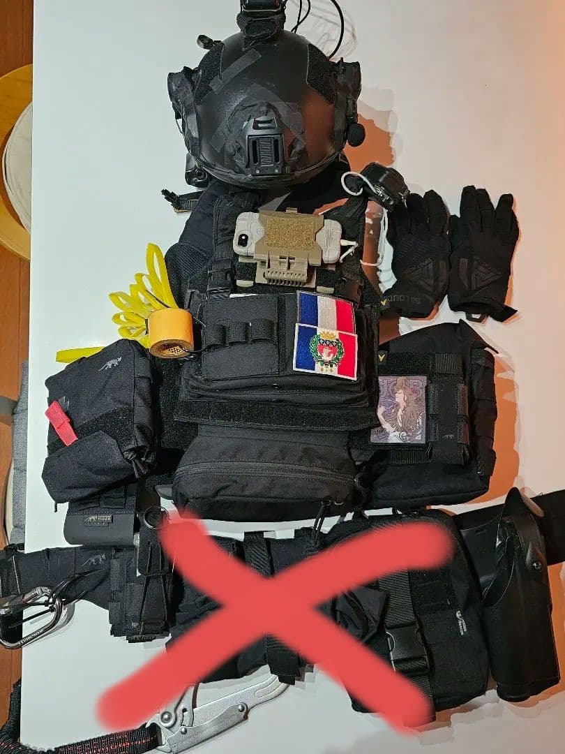 サバゲー引退品 プレキャリ ヘルメットセット バラ売り可