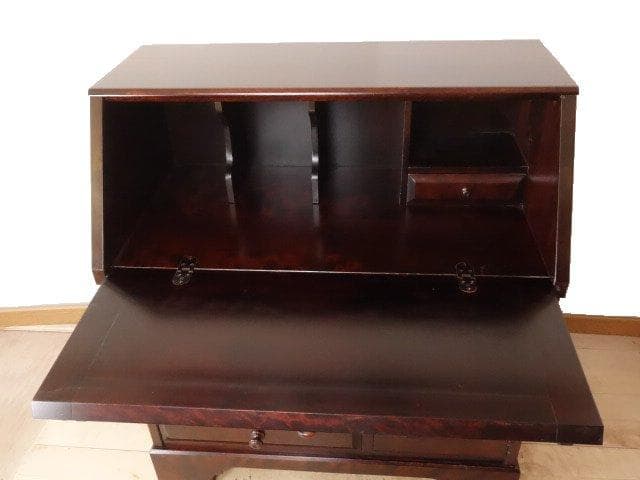 北海道民芸家具　ＨＭ８００ビューロー　ライティング　 再塗装済　ＵＳＥＤ