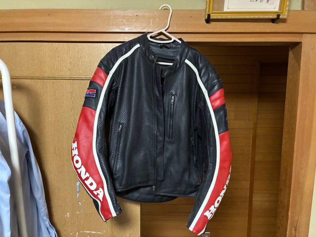 h*0様 値下ホンダHRC Honda Racing メッシュジャケット 黒/赤