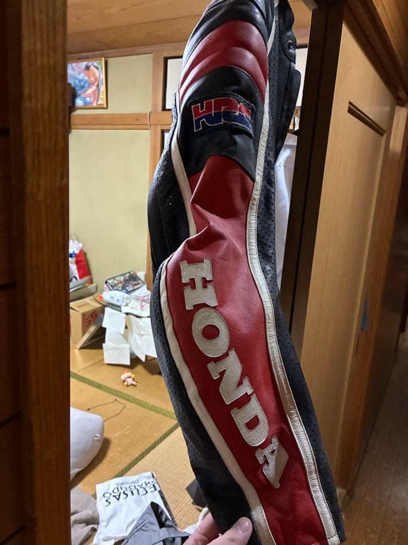 h*0様 値下ホンダHRC Honda Racing メッシュジャケット 黒/赤