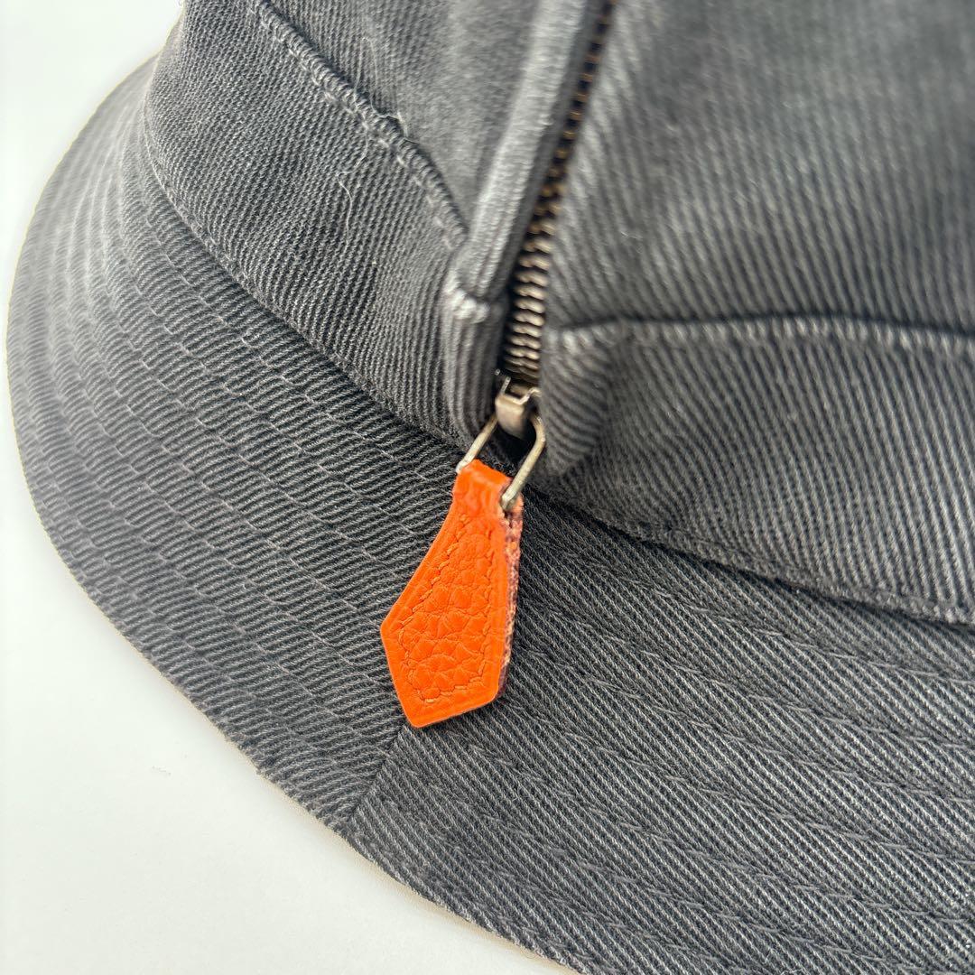 HERMES エルメス　ブラック バケットハット　レディース　メンズ