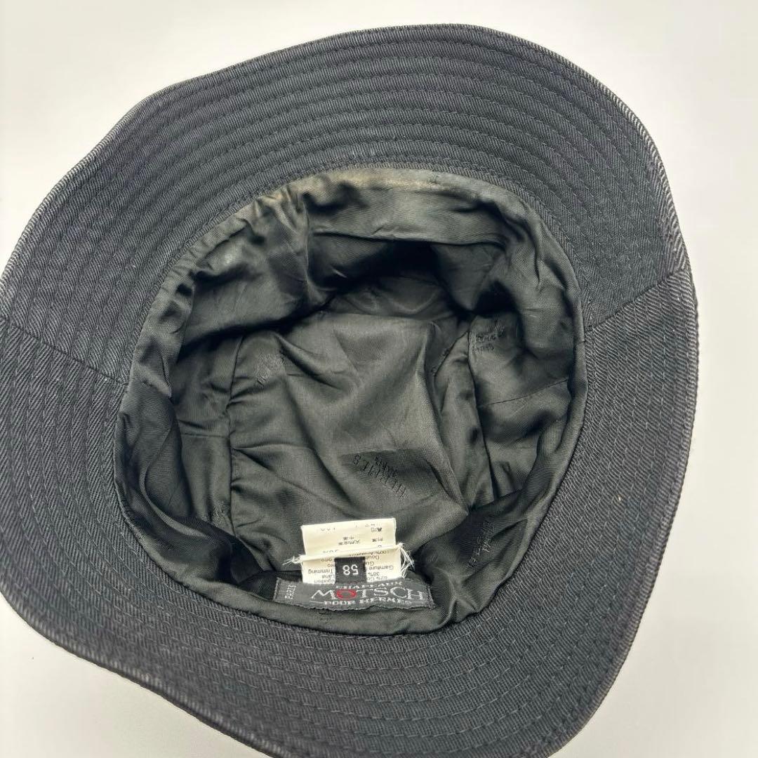 HERMES エルメス　ブラック バケットハット　レディース　メンズ
