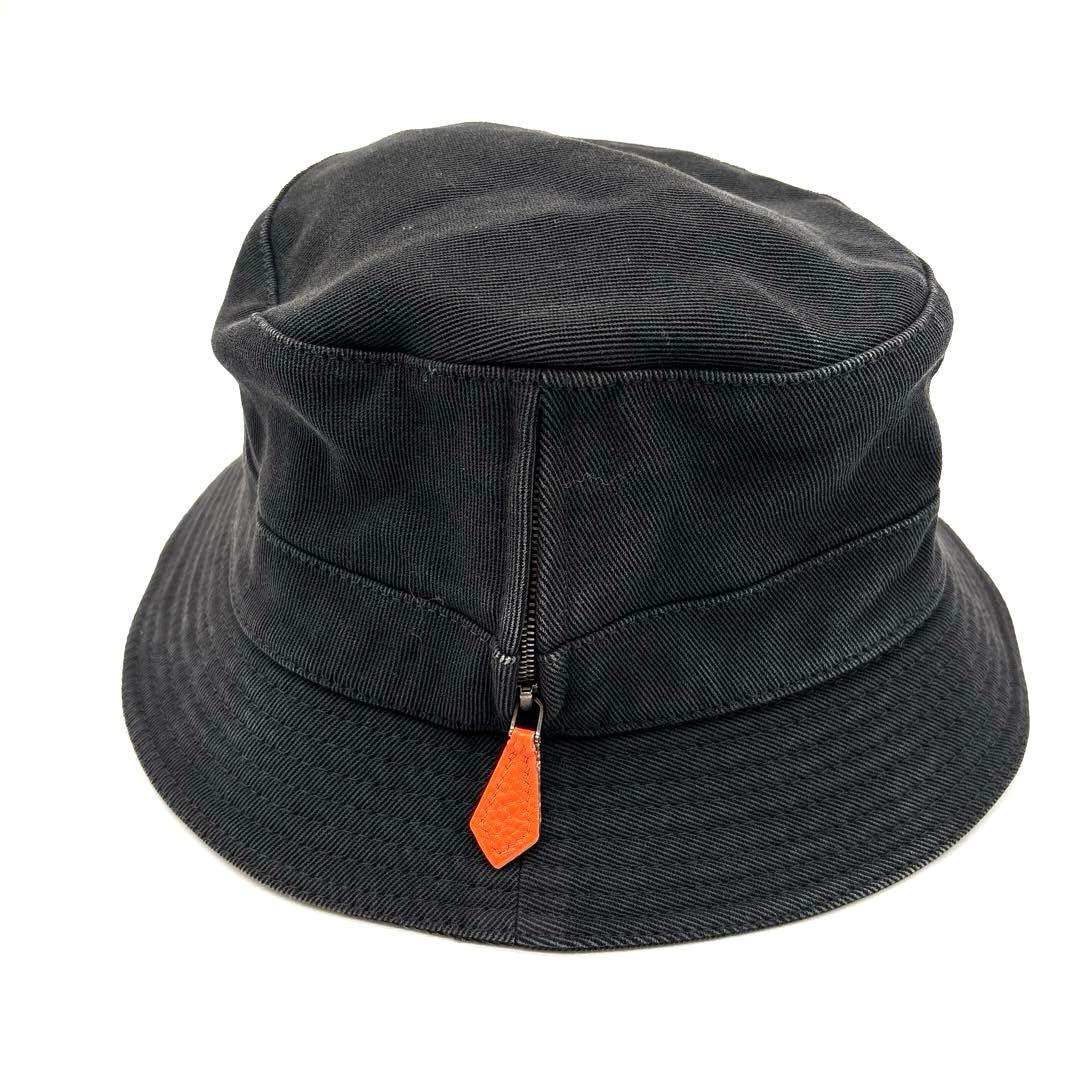HERMES エルメス　ブラック バケットハット　レディース　メンズ