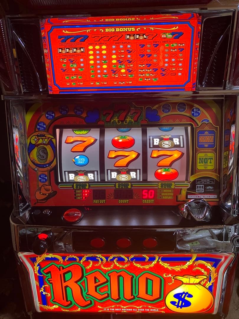 パチスロ実機　リノ NGTCC 5号機　RENO