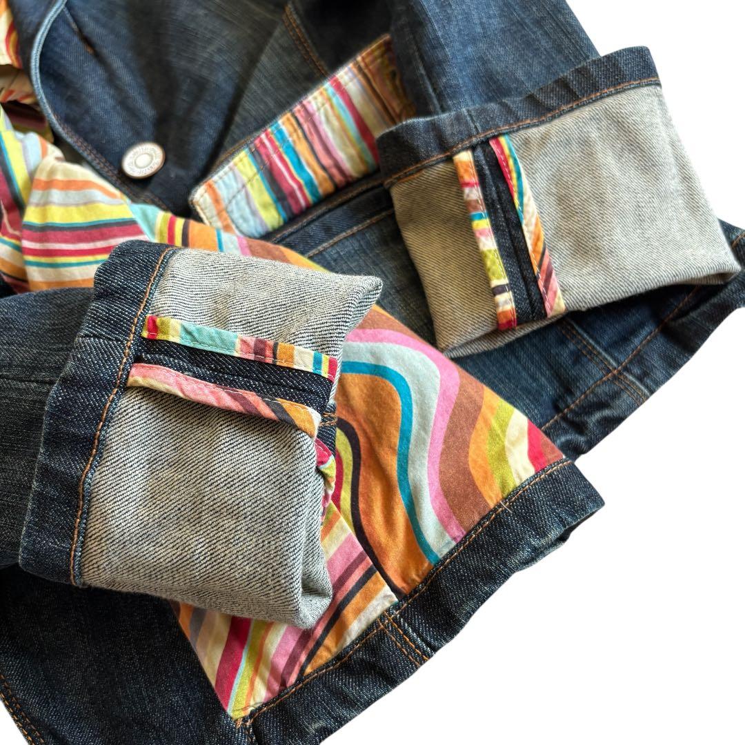 Paul Smith ポールスミス デニムジャケット Gジャン マルチカラー