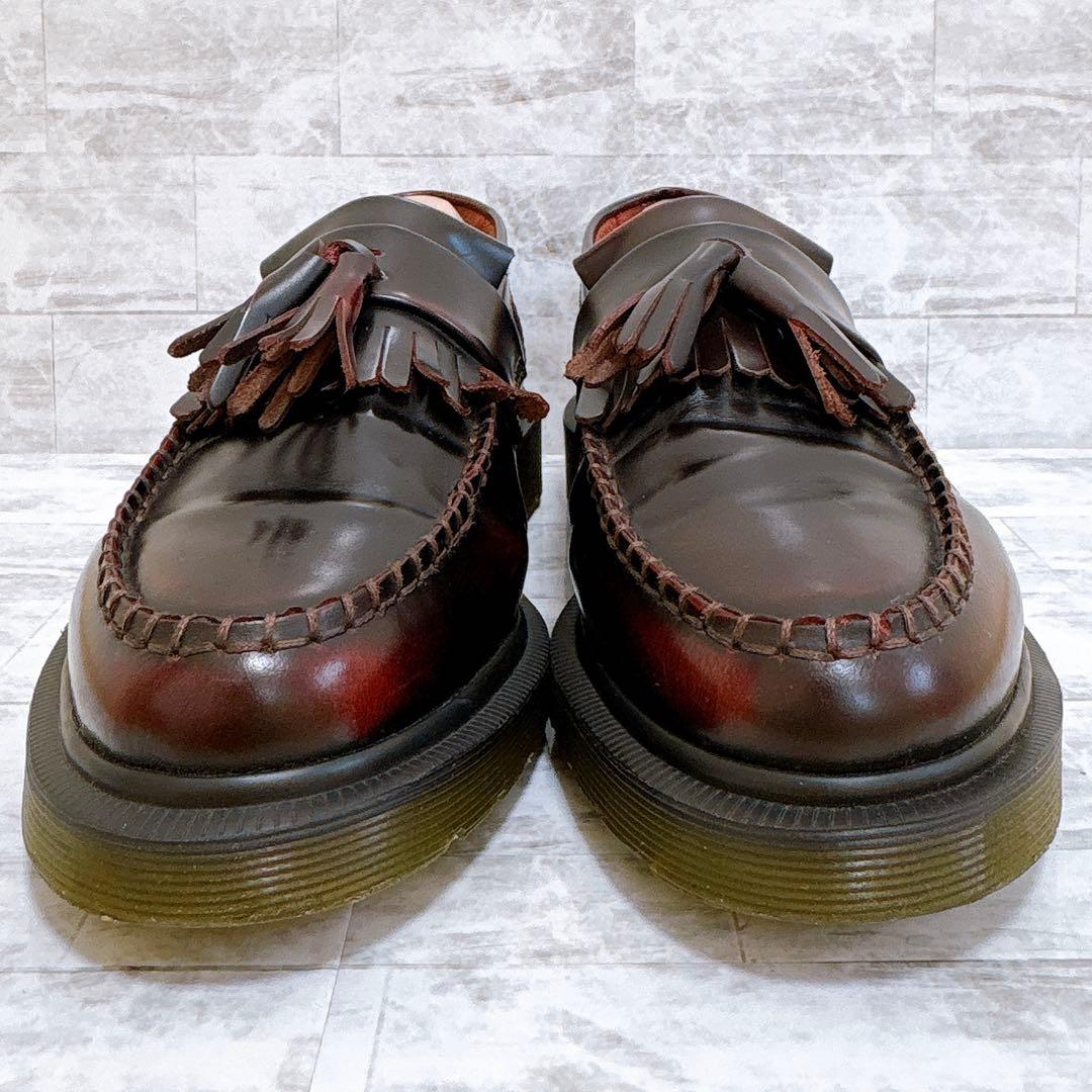 ドクターマーチン エイドリアン タッセルローファー UK6 チェリーレッド