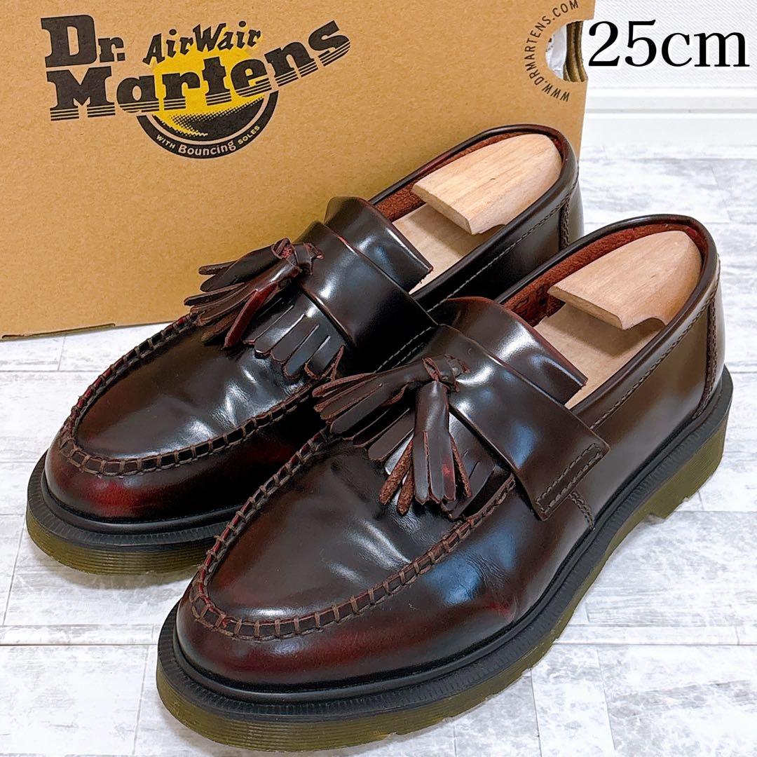 ドクターマーチン エイドリアン タッセルローファー UK6 チェリーレッド