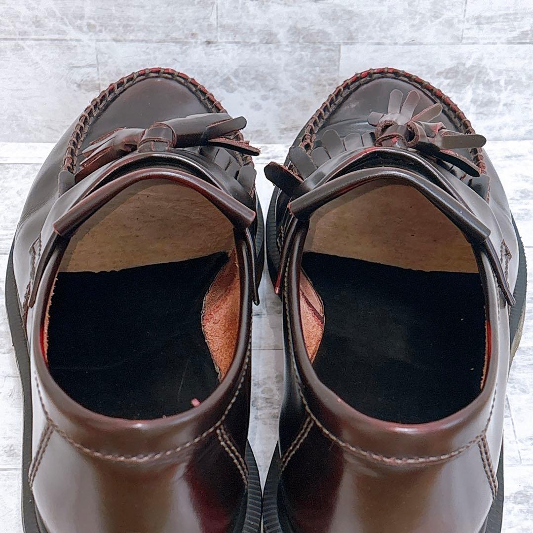 ドクターマーチン エイドリアン タッセルローファー UK6 チェリーレッド