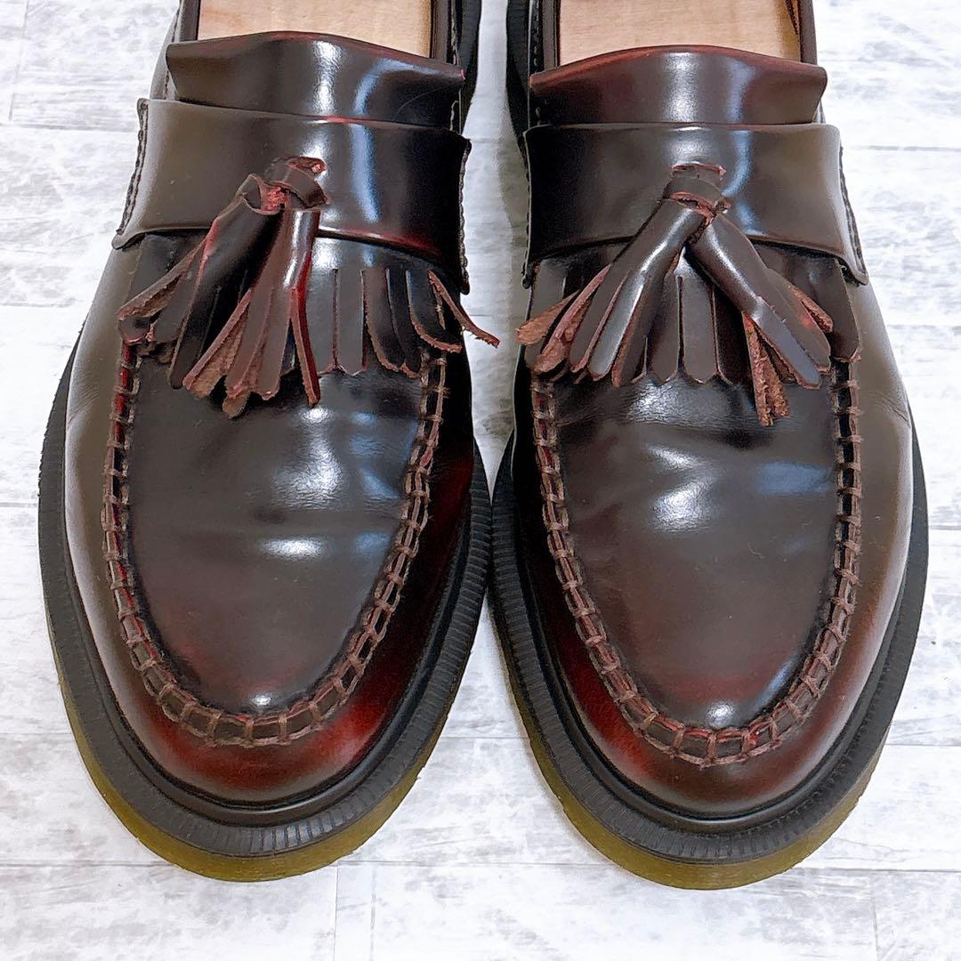 ドクターマーチン エイドリアン タッセルローファー UK6 チェリーレッド