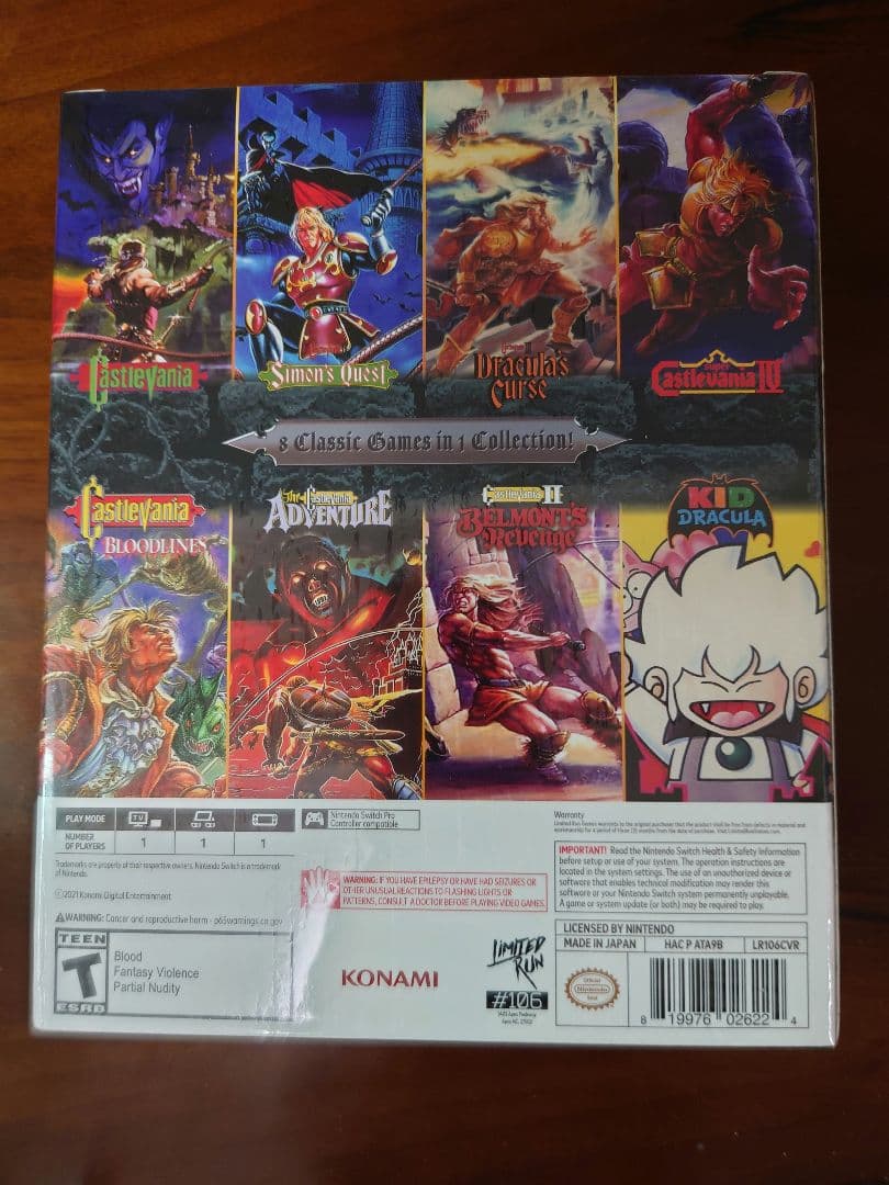 Nintendo Switch Castlevania Anniversary Collection