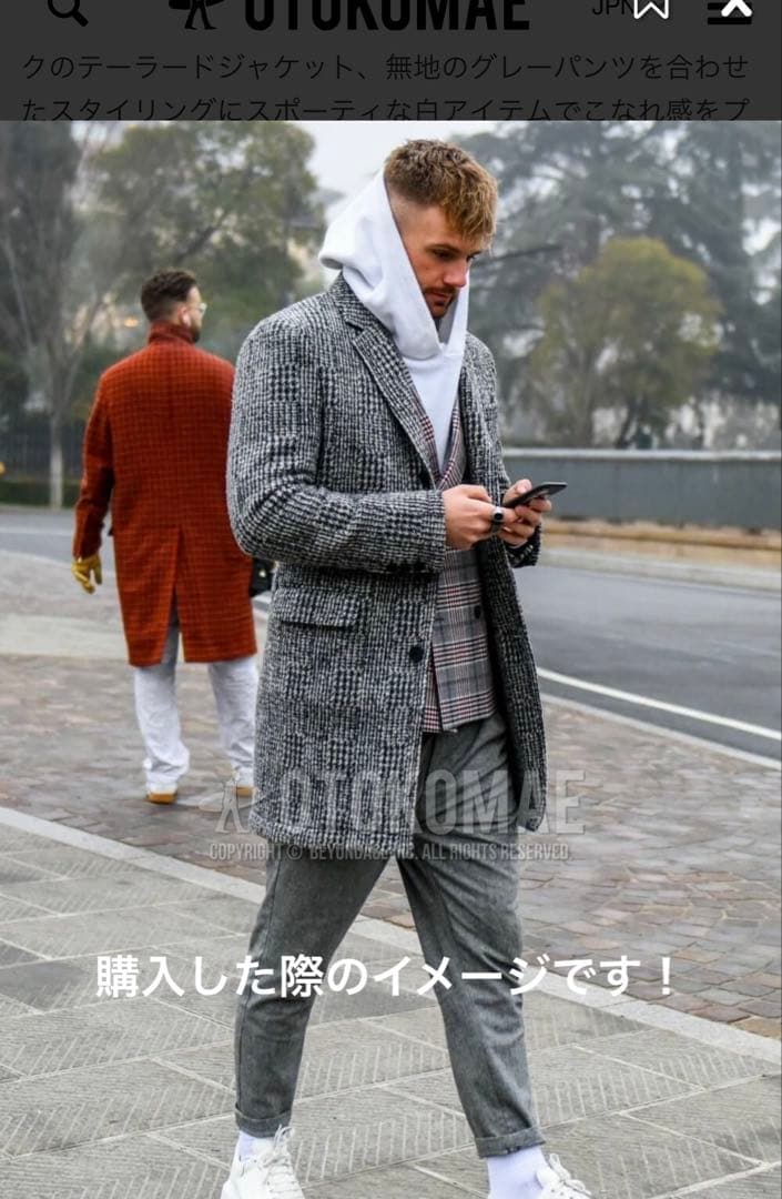 ★2024年超美品★交渉歓迎★5351 homme チェスターコート46