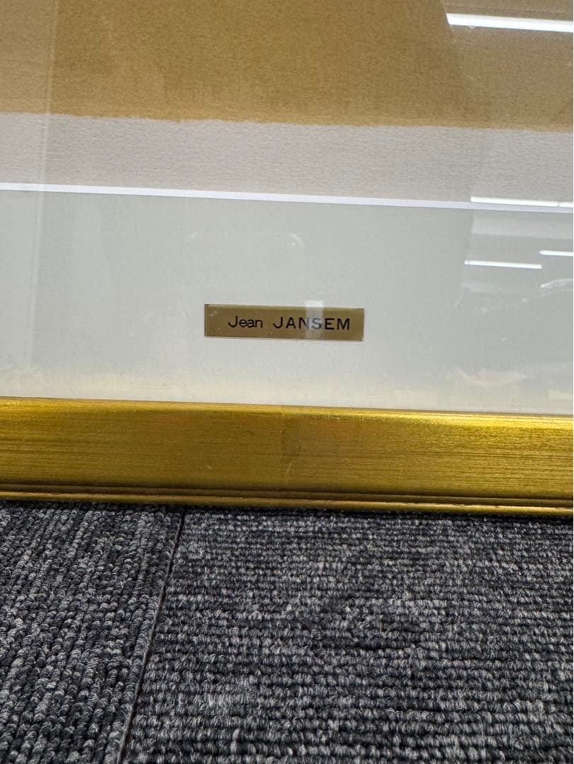 リトグラフ ジャン・ジャンセン　横たわるベロニック　直筆サイン