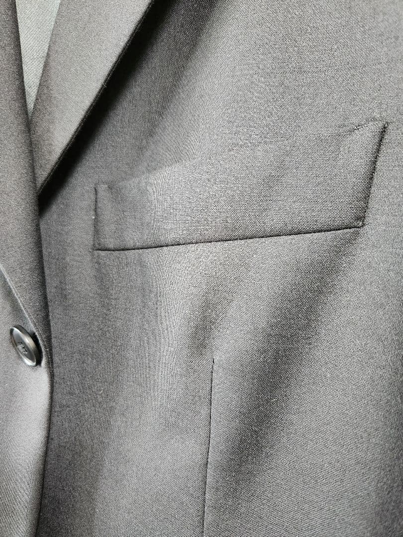 LARDINI ウールスーツ ブラック 46　ロロ・ピアーナ