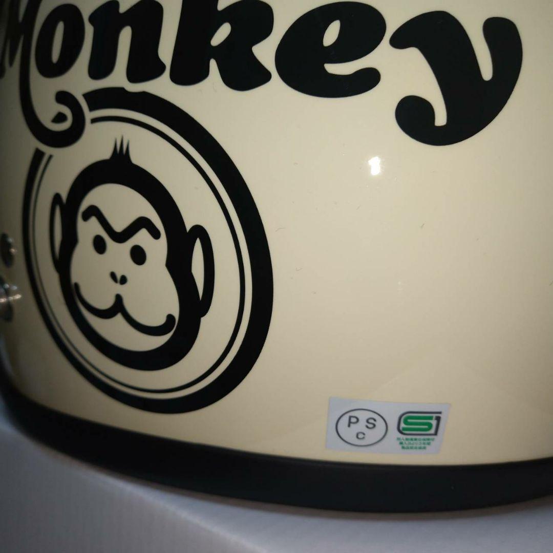 Honda Monkey ヘルメットJC-1C アイボリー×ブラックMサイズ