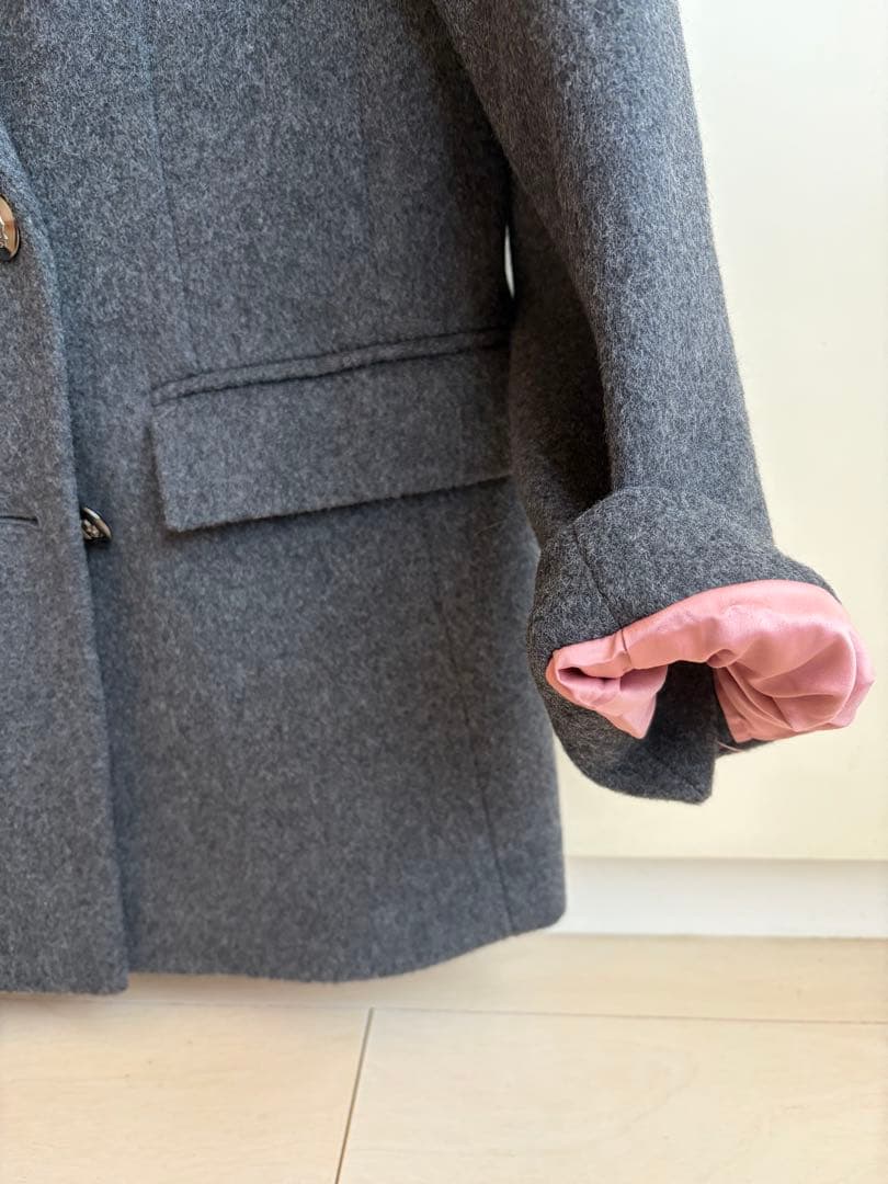 Arpege Story ダブルブレストジャコットグレー