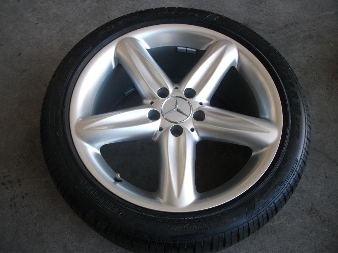 【美品】SL350メルセデスベンツタイヤ・アルミホイールセット